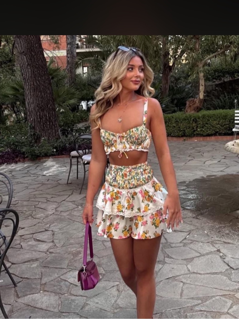 For Love & Lemons ROSALYN Mini Skirt in Marigold, Sz M